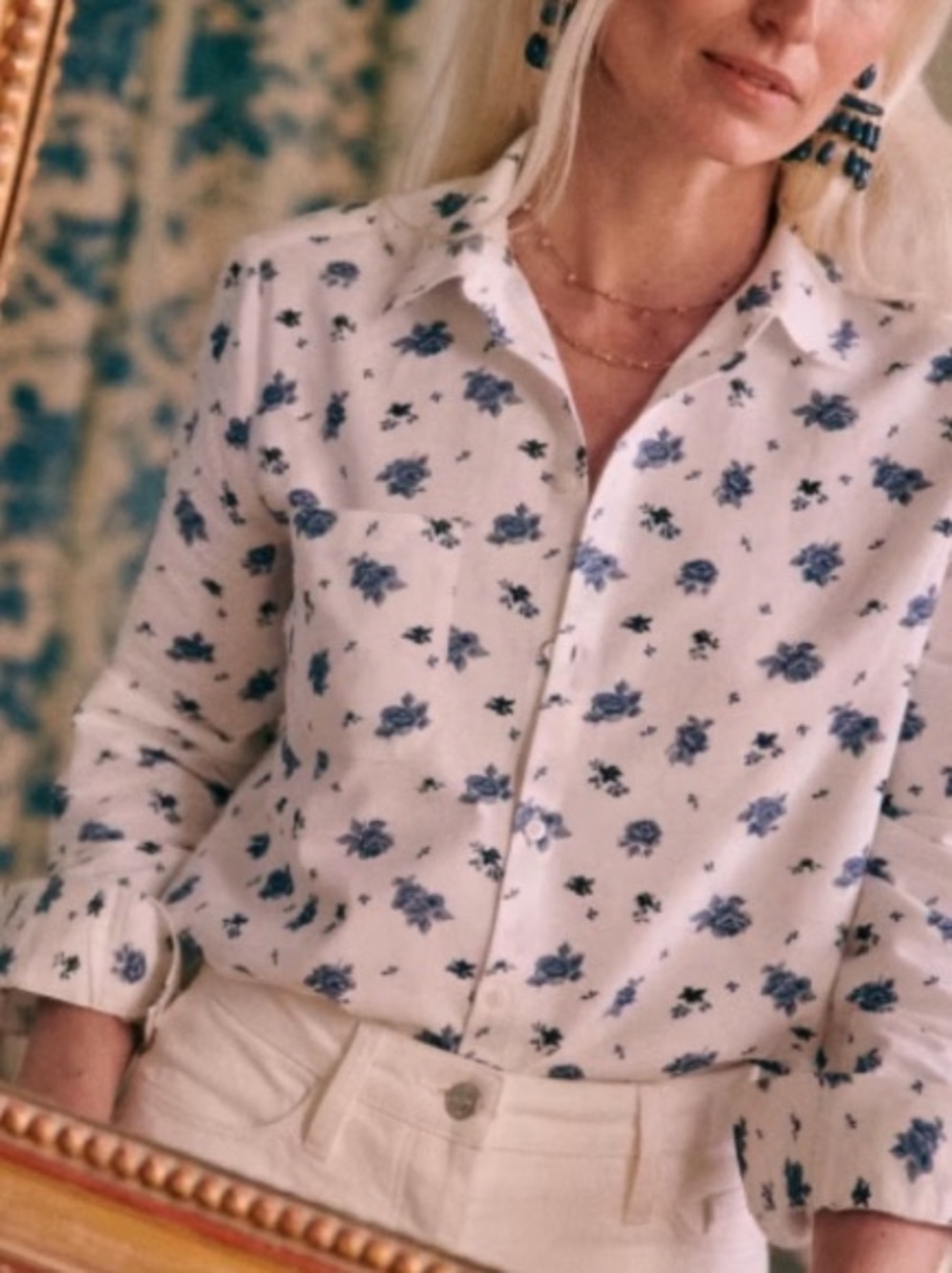 Sezane Tomboy Shirt Cotton  6